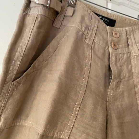 Billy Blues, size 6, linen capri pants - Picture 3 of 13